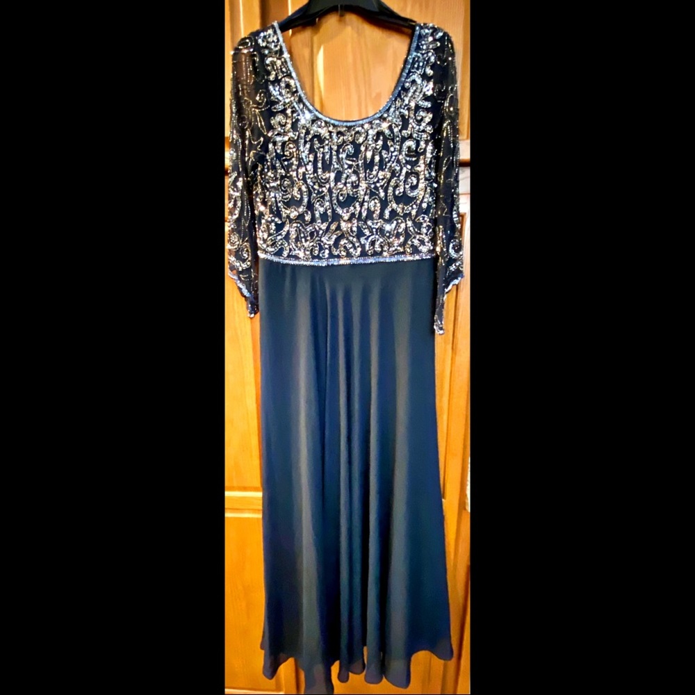Navy Blue Formal Dress